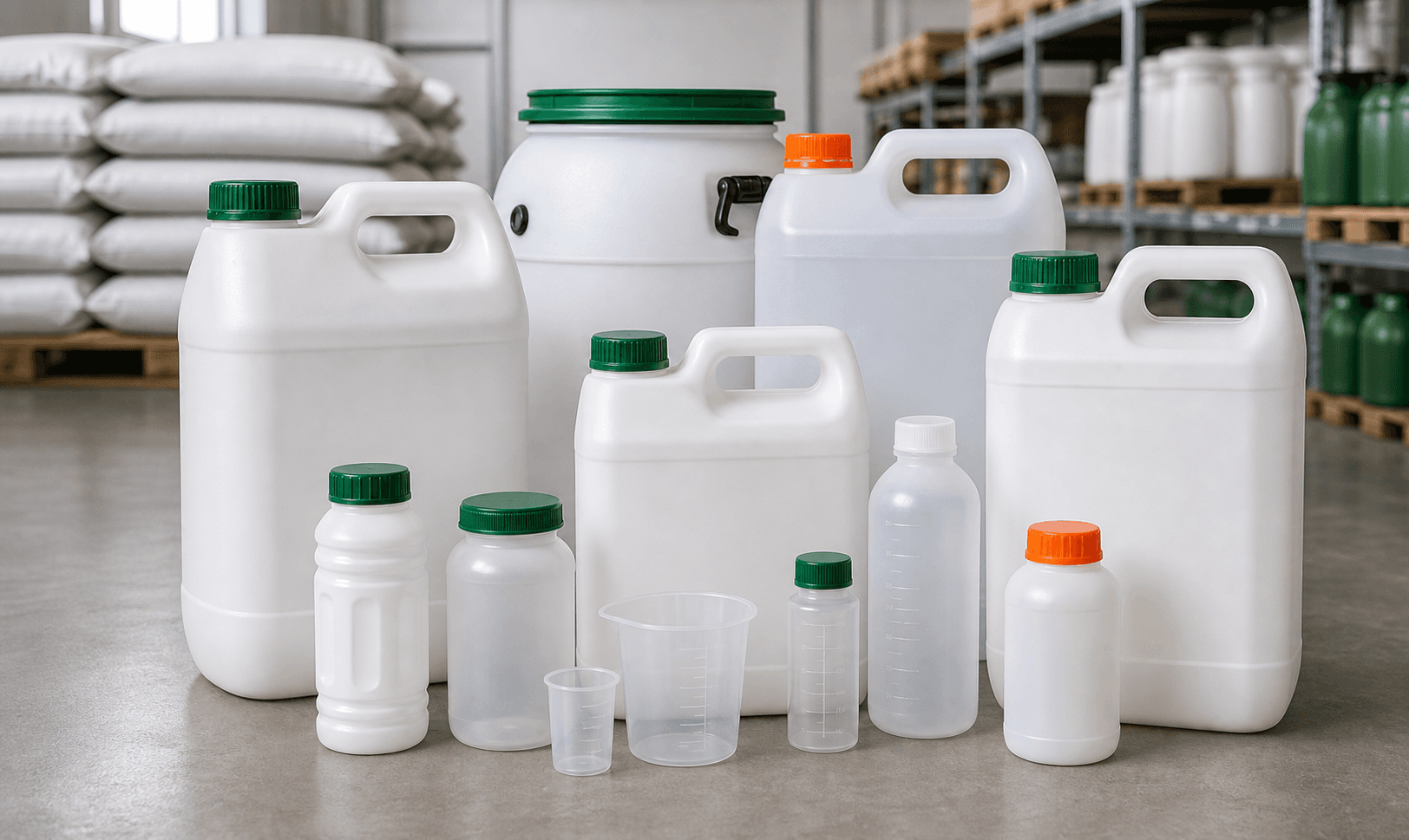 Agriculture fertilizer packaging containers