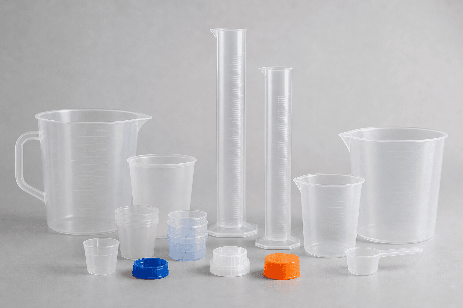 Plastic measuring units