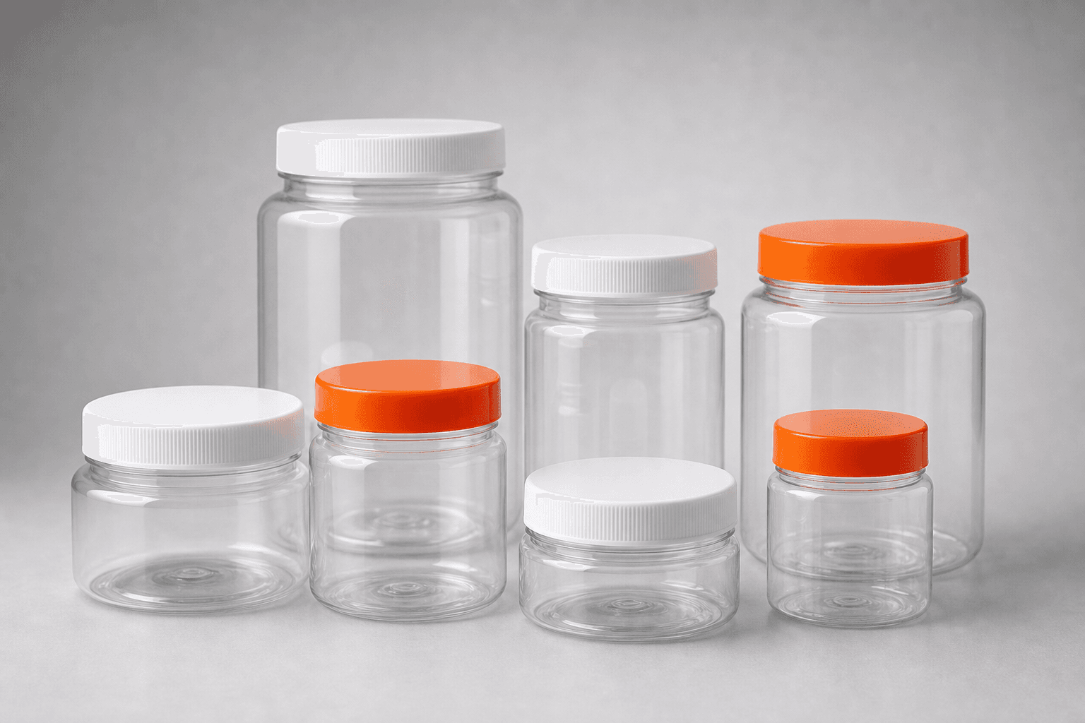 PET jars for packaging